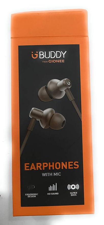 Gionee EP1 Wired In Ear Headphone without Mic (Black) Gionee EP1 Wired In Ear Headphone without Mic (Black)